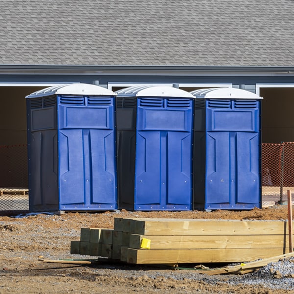 how do you ensure the porta potties are secure and safe from vandalism during an event in Utica